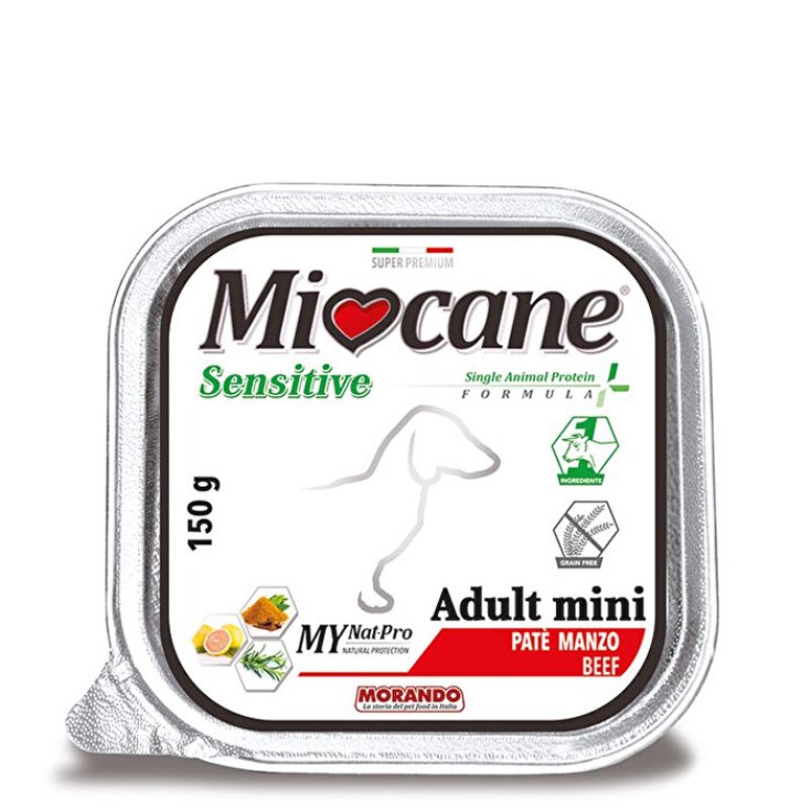 MioCane Sensitive Adult Mini Morando 150g Rinderpastete