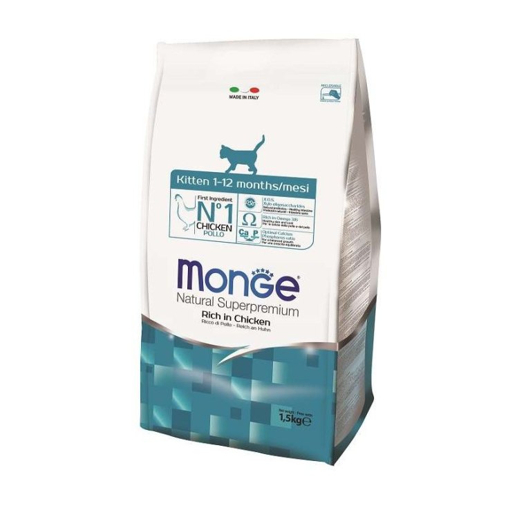 Monge Gatto Natural Superpremium 1/12Mesi Huhn 1,5Kg