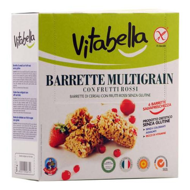 Multigrain Vitabella Rote Fruchtriegel 6x21,5g