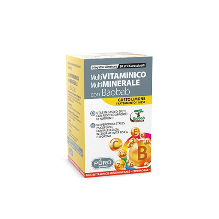 Multivitamin Multimineral mit Baobab PURO 30 Stick