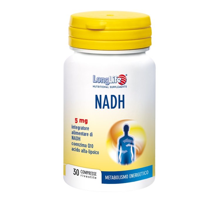 NADH 5 mg LongLife 30 überzogene Tabletten