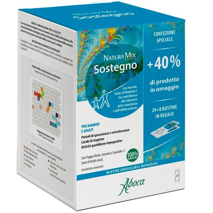 Natura Mix Advanced Support Aboca 28 Sachets