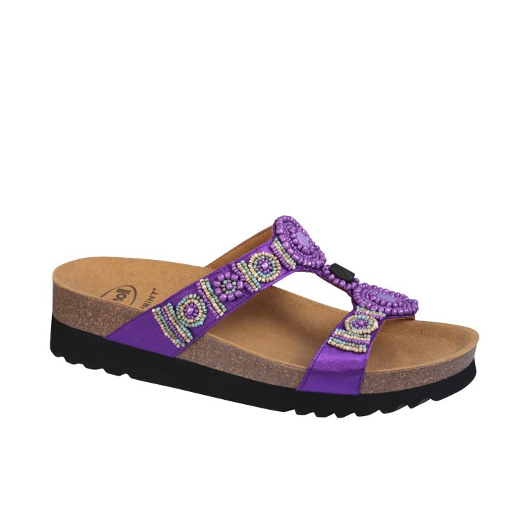 Neu Bogotà Scholl® Woman Bioprint® Sandale Lila Größe 41