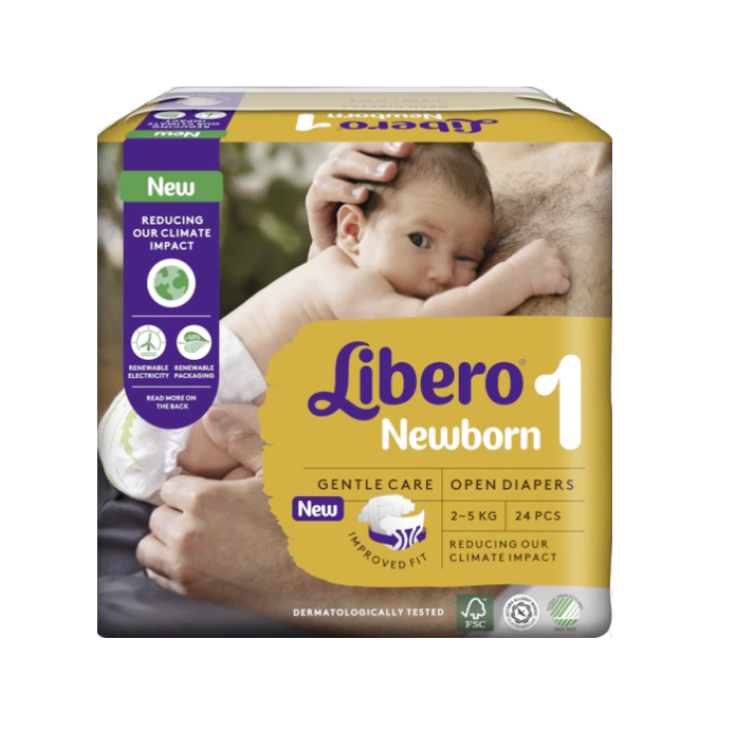 Neugeborene 1 Gratis 2-5kg 24 Windeln