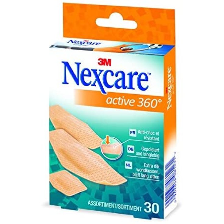 NexCare Active 360 ° 3M Assorted Patches 30 Stück