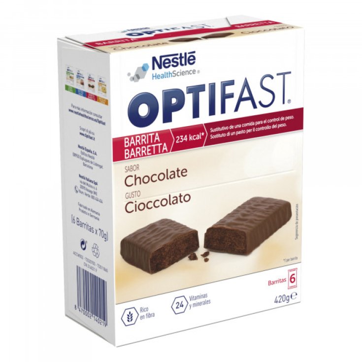 OptiFast Nestlé HealthScience Riegel 6 Stück