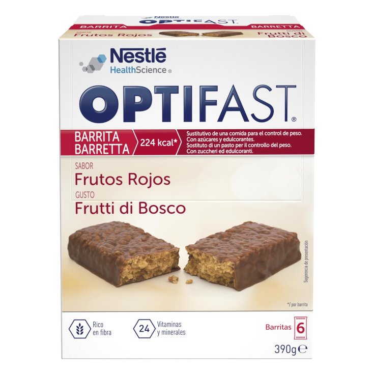OptiFast Nestlè HealthScience Riegel 6 Stück