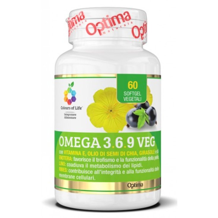 Omega 3.6.9 VEG Colors Of Life® Optima Naturals 60 SoftGel