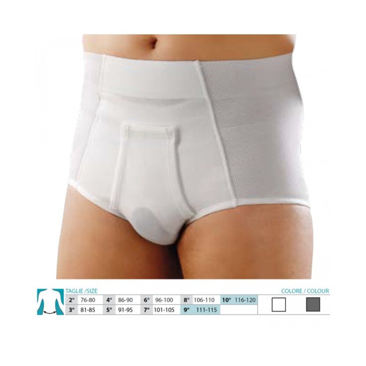 Orione 316 High Safte Hernia Slip Größe 8 Grau Farbe 1 Paar