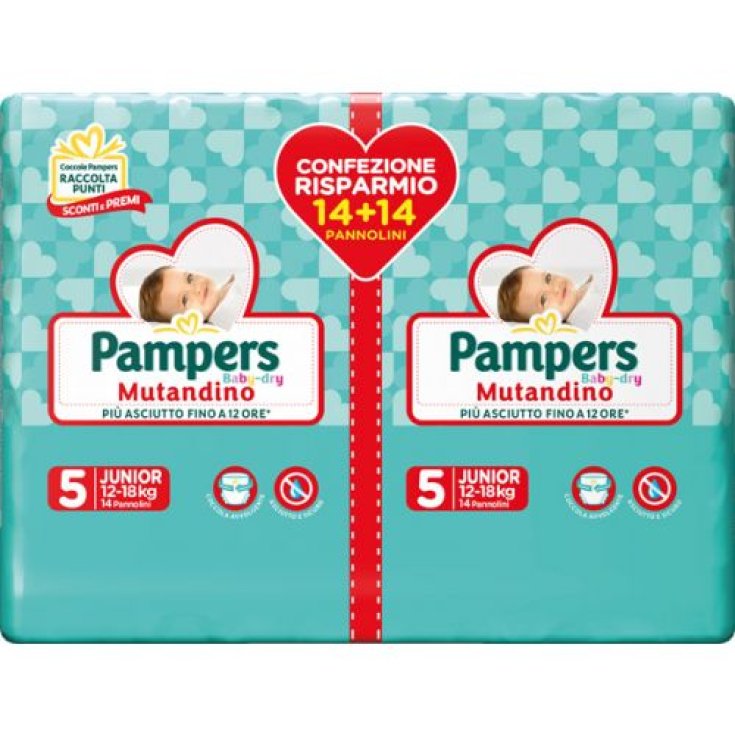 Pampers Baby Dry Panty Größe 5 JUNIOR (12–18 kg) 28 Windeln