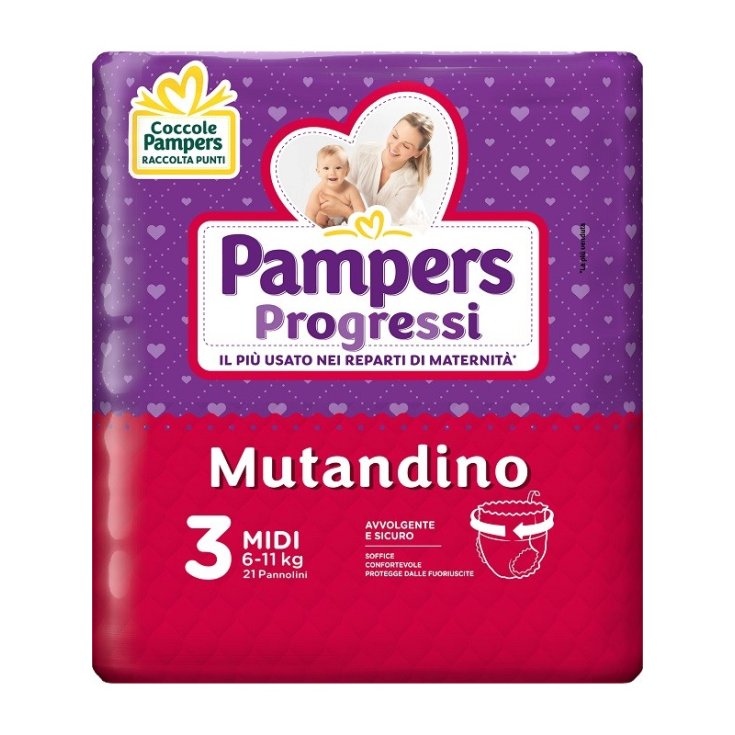 Pampers Progressi Panty Größe 3 MIDI (3-11 kg) 21 Windeln