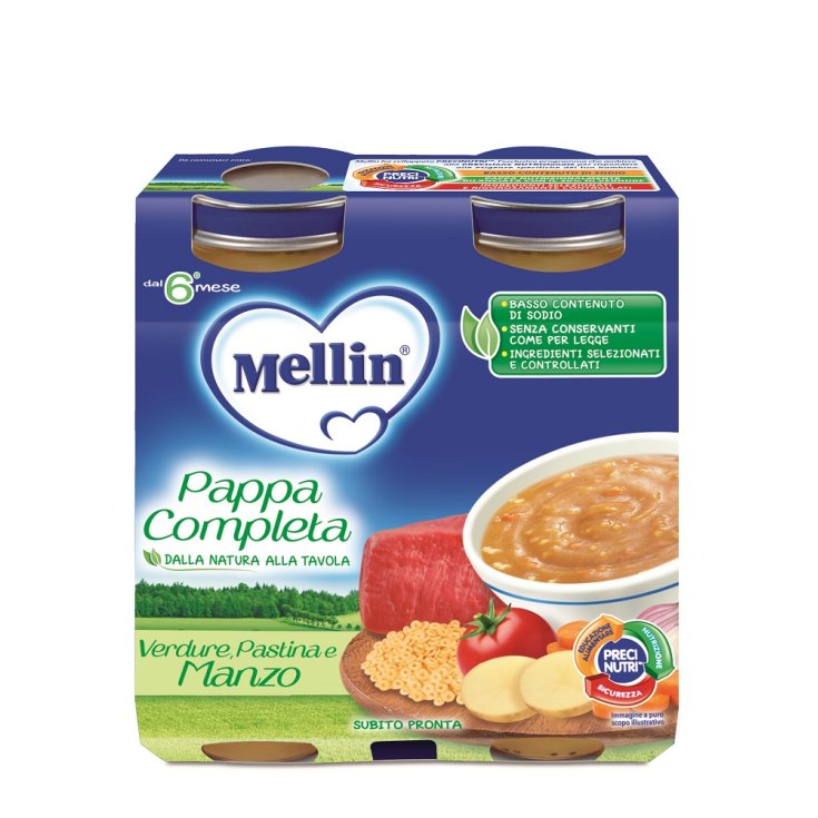 Complete Pappa Pastina Beef Mellin 2x250g
