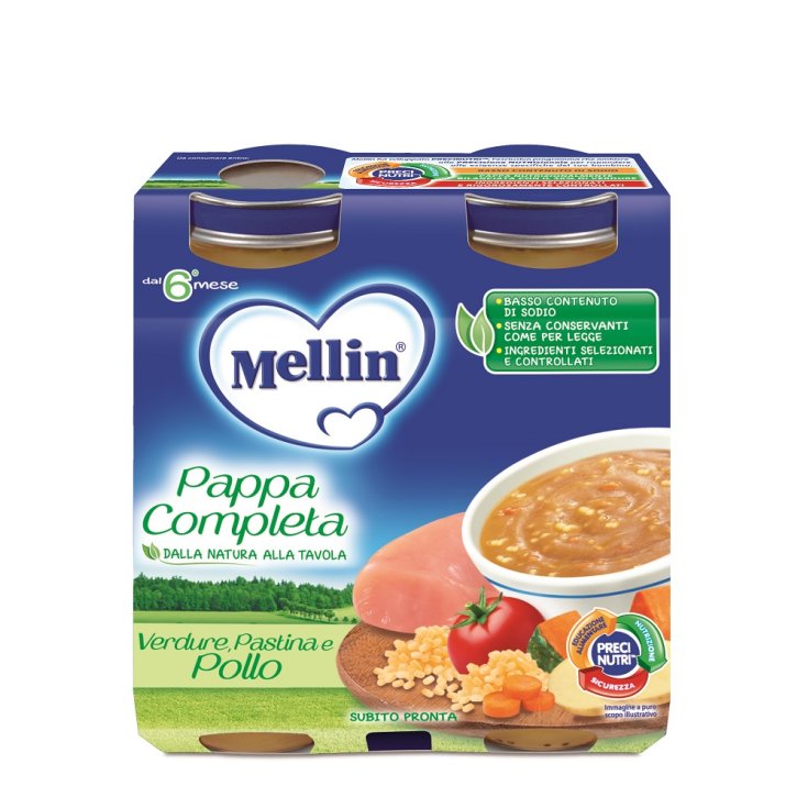 Complete Pappa Gemüse Pastina Chicken Mellin 2x250g