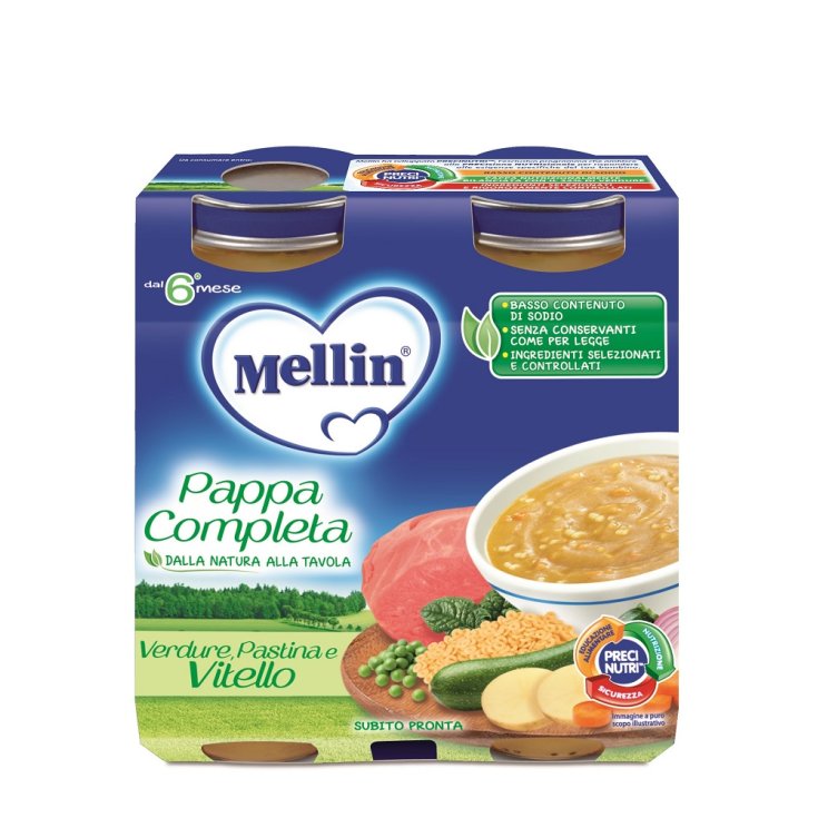 Complete Pappa Gemüsepasta Kalbfleisch Mellin 2x250g