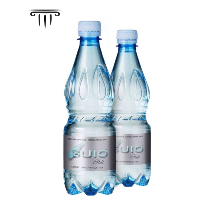 Suio Frisch prickelndes natürliches Mineralwasser 24 Flaschen mit 0,5 LT