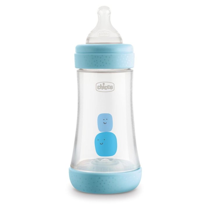 PERFECT 5 Medium Flow 2 Löcher Chicco® 1 Babyflasche 240ml
