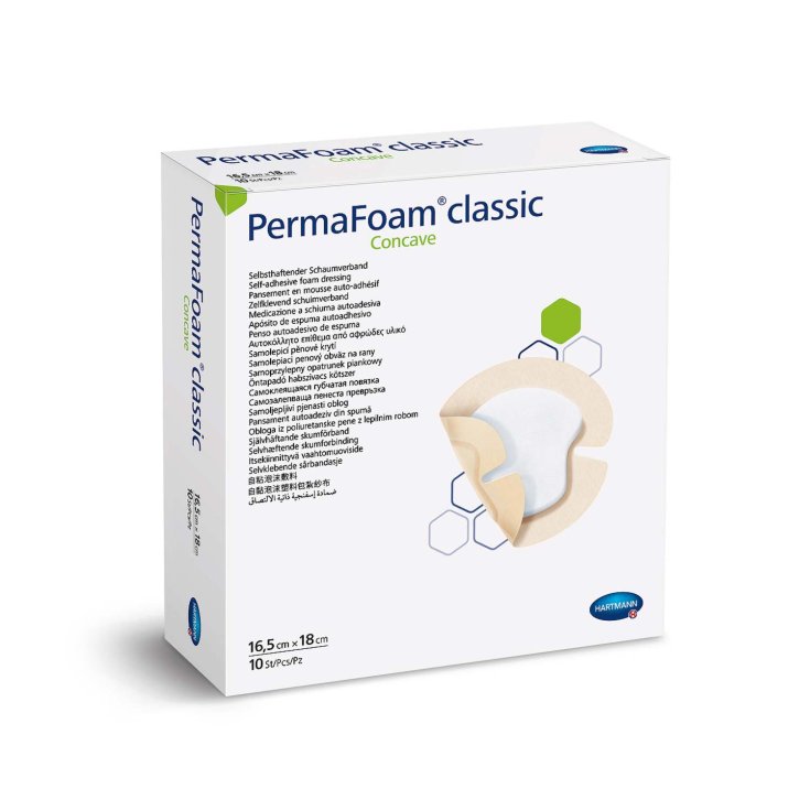PermaFoam Classic Concave 16,5x18 Hartmann 10 Stück