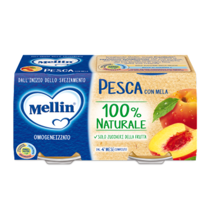 Pfirsich mit Apfel Mellin 2x100g