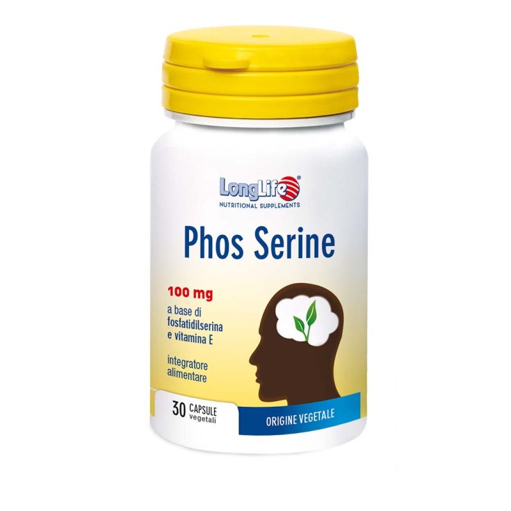 Phos Serin 100 mg LongLife 30 vegetarische Kapseln