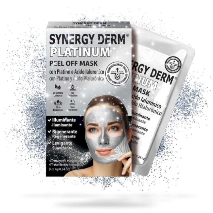 Platinum Peel Off Mask Synergy Derm 4 Behandlungen