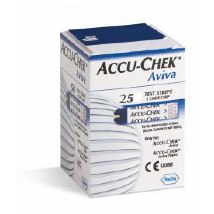 Roche Accu-Chek Aviva Blutzuckerteststreifen 25 Stück