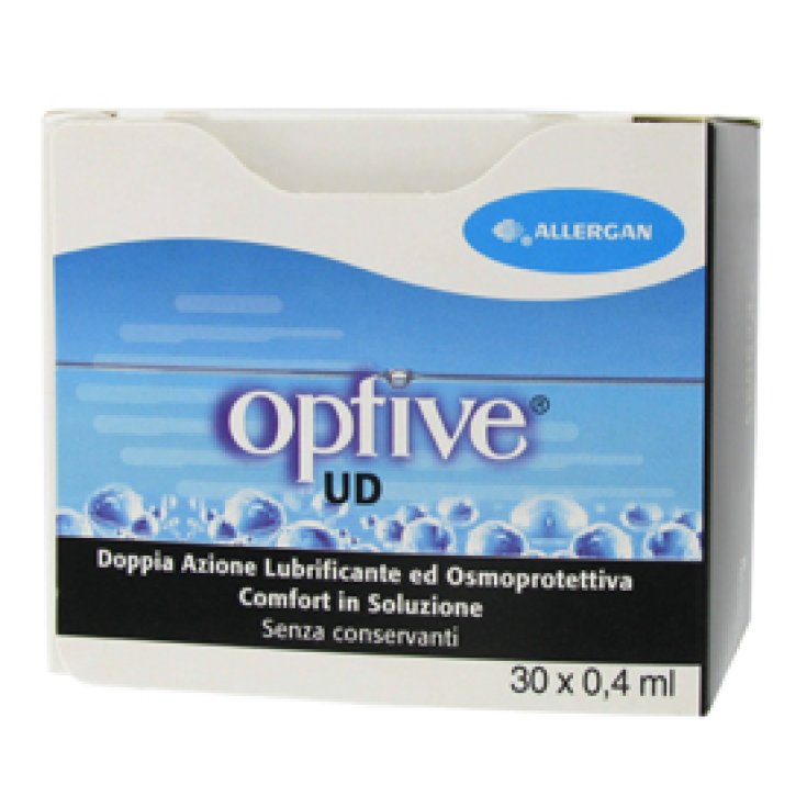 Allergan Optive Ud Double Action Comfort Lubricant Solution 30 Fläschchen mit 0,4 ml