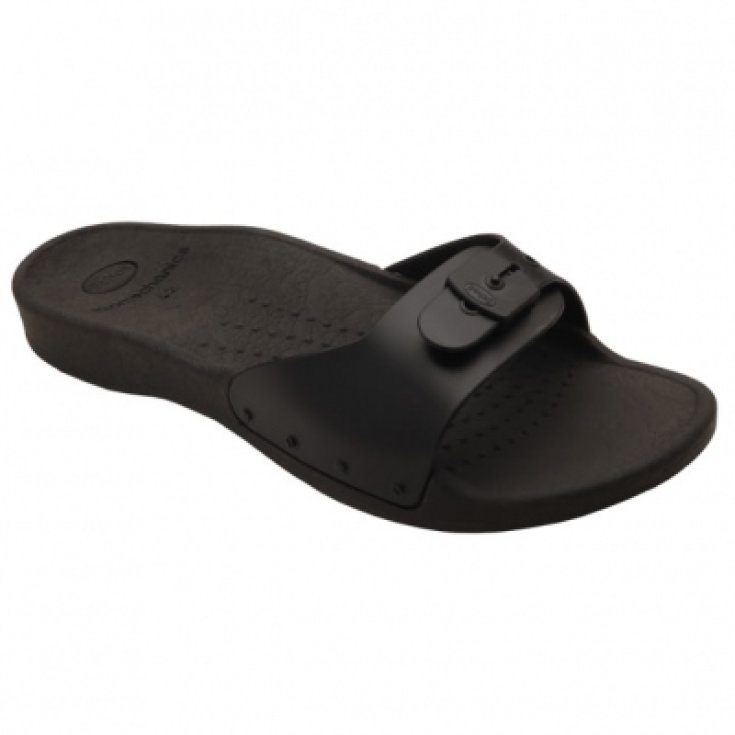 Scholl Sun Pvc Herrenhausschuh PVC Obermaterial Farbe Schwarz Größe 40