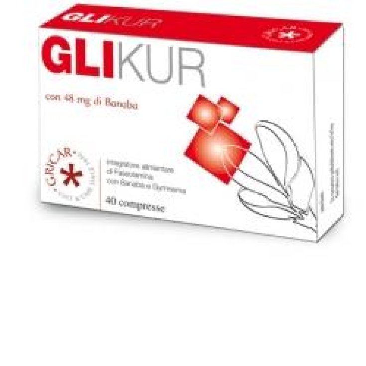 Gricar Glikur Nahrungsergänzungsmittel 40 Tabletten