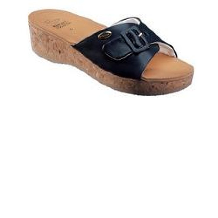 Scholl Wappy Lederschuh Marineblau Farbnummer 35