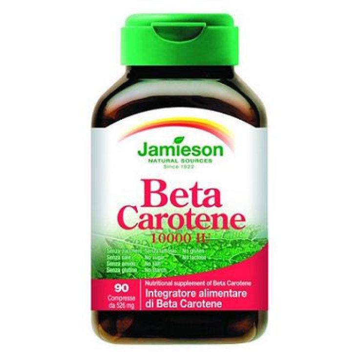 Jamieson Beta-Carotin Nahrungsergänzungsmittel Glutenfrei 90 Tabletten