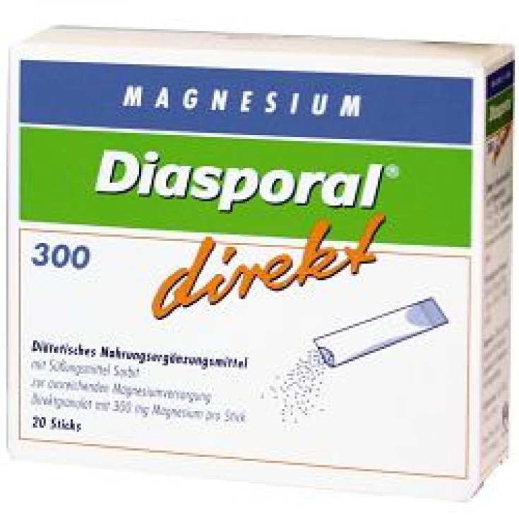 Magnesium Diasporal 300 Direkt Nahrungsergänzungsmittel 20 Sachets