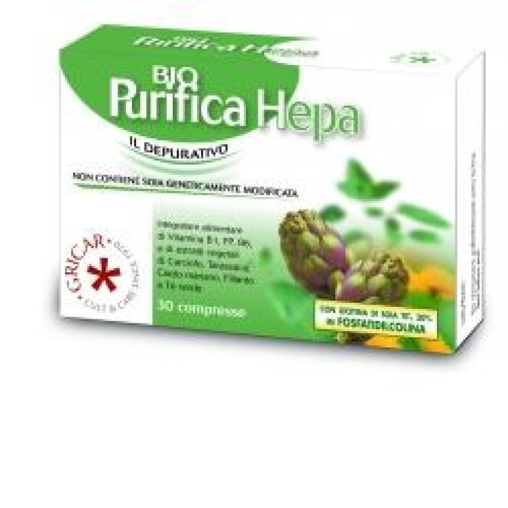 Biopurifica Hepato Nahrungsergänzungsmittel 30 Tabletten 15g