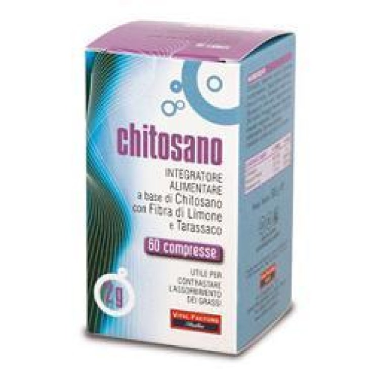 Vital Factor Chitosan Schlankheits-Nahrungsergänzungsmittel 60 Tabletten