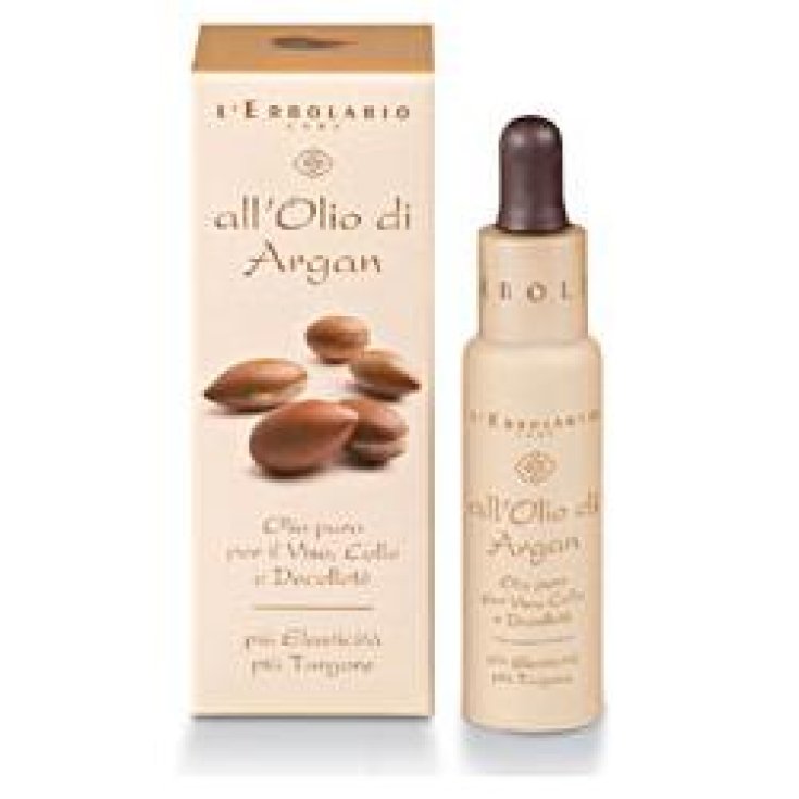 L'Erbolario All' Argan Oil Reines Öl für Gesicht, Hals und Dekolleté 28ml