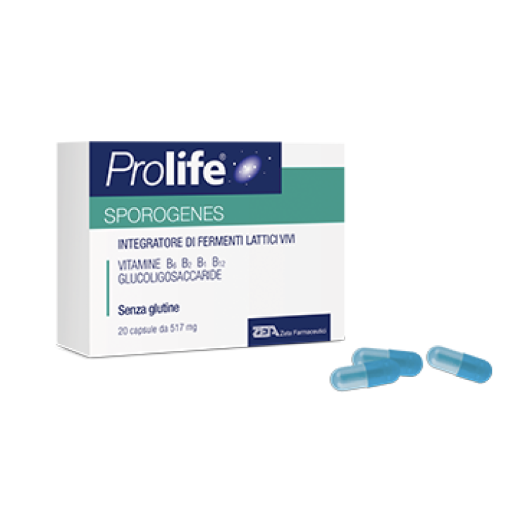 Prolife Sporogenes Zeta Pharmaceuticals 20 Kapseln