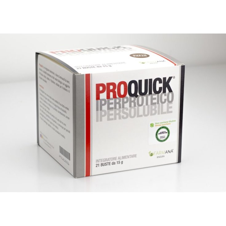Farmana Hyperproteic Hypersolvent Proquick 21 Beutel mit 15 g Kakao