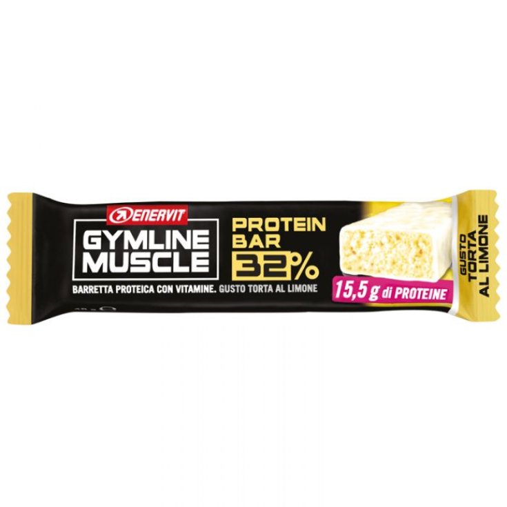Proteinriegel 32% Zitronenkuchen Gymline Muscle Enervit 48g