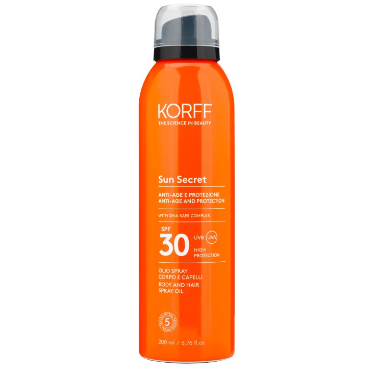 Anti-Aging-Schutz SPF30 KORFF Sun Secret Hair Body Spray 200ml