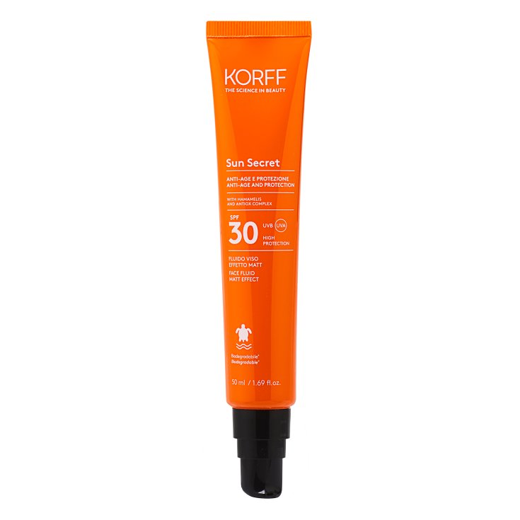 Anti-Aging-Schutz-Gesichtsfluid SPF30 Sun Secret Air KORFF 50ml