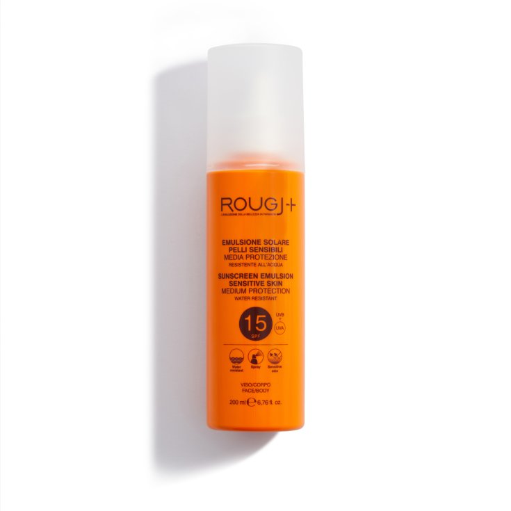 Sonnenschutz für empfindliche Haut SPF15 Rougj + 200ml