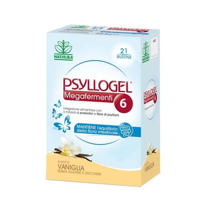 Psyllogel Megaferments 6 Vanilla Nathura 21 Sachets