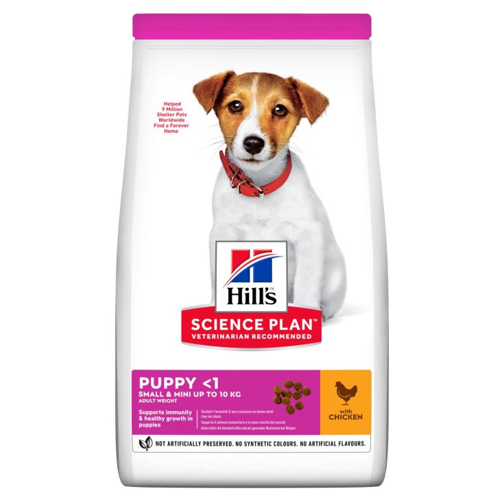 Hill's Science Plan Puppy Dog Small & Mini Chicken 1,5KG