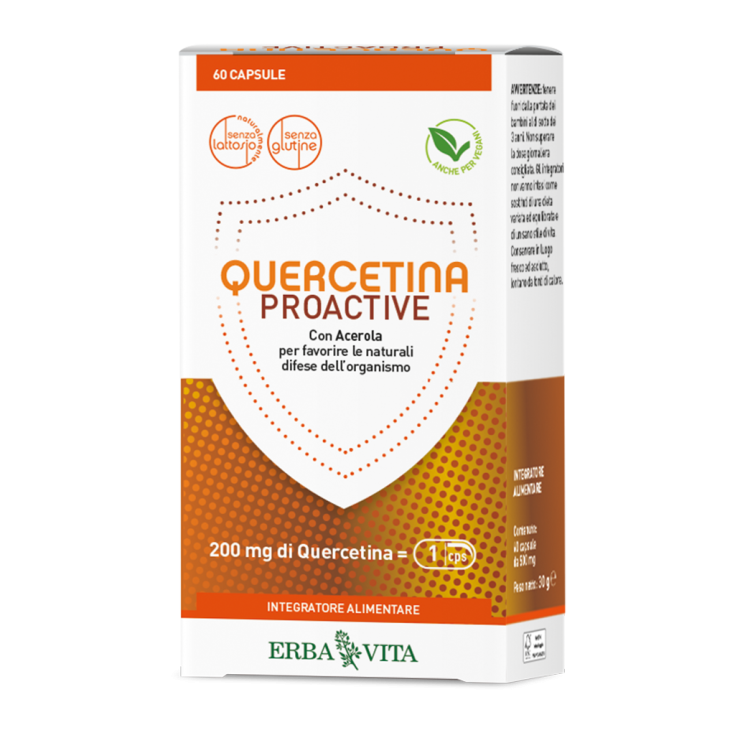 Quercetin Proactive Erba Vita 60 Kapseln