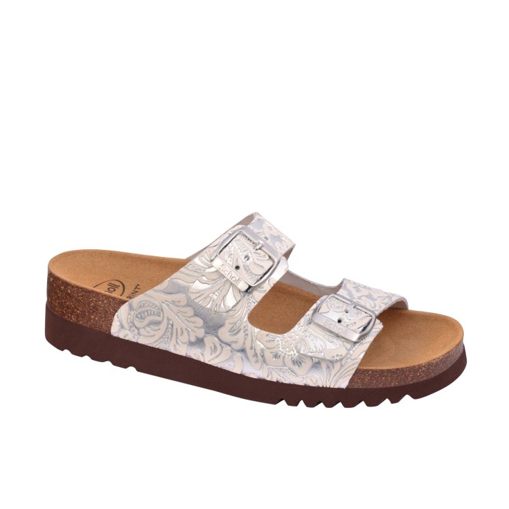 Regina Scholl® Woman Bioprint® Silver Sandale Größe 39