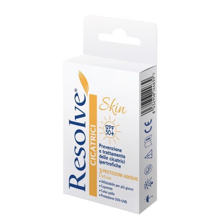 Resolve® Skin Scars and Keloids Protections Spf 50+ 7x5cm 3 Stück