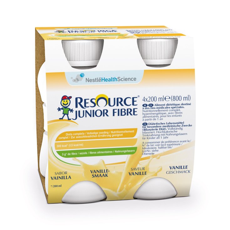 Resource® Junior Fiber Vanilla NestléHealthScience 4x200ml