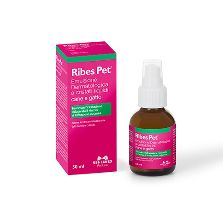 Ribes Pet Dermatologische Emulsion mit Flüssigkristallen Hund und Katze NBF Lanes 50ml