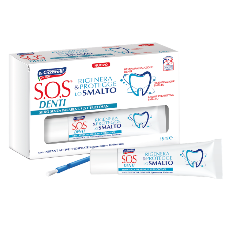 Regeneriert und schützt SOS-Zähne Emaille Dr. Cicarelli Serum 15ml