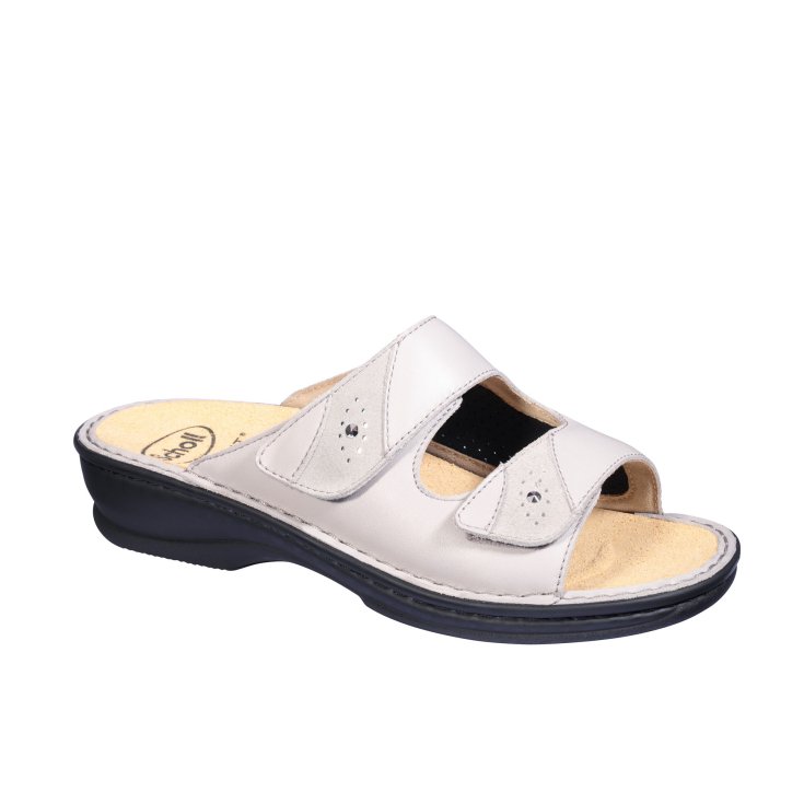 Rita Scholl® Grauer Bioprint® Damenhausschuh Größe 36