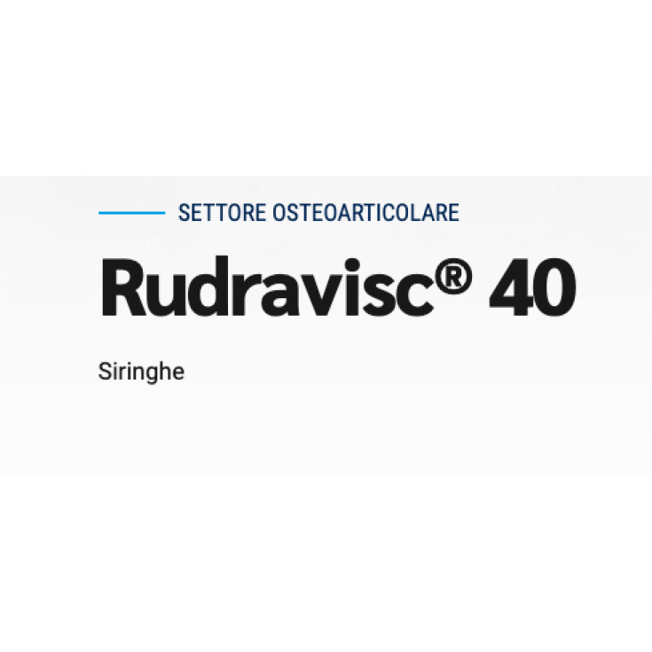 Rudravisc® 40 ShedirPharma® 1 intraartikuläre Spritze 40 mg 2 ml